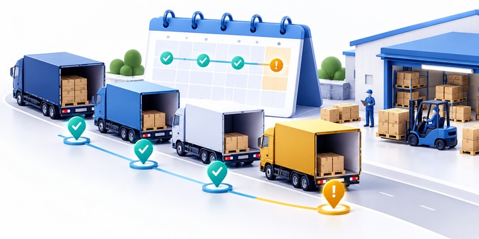 Đo tiến độ giao hàng và tỷ lệ đáp ứng của nhà cung cấp