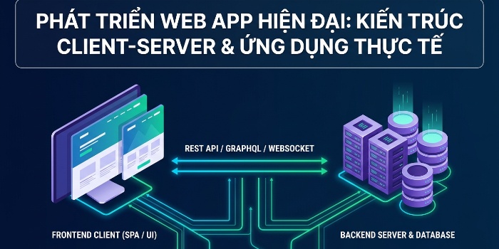Phát triển Web App hiện đại: Kiến trúc Client-Server và ứng dụng thực tế